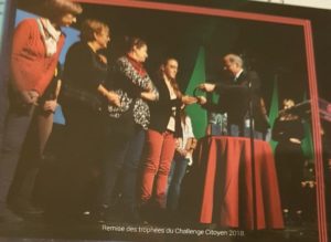 Trophée du Challenge citoyen Saint Maurice 2018