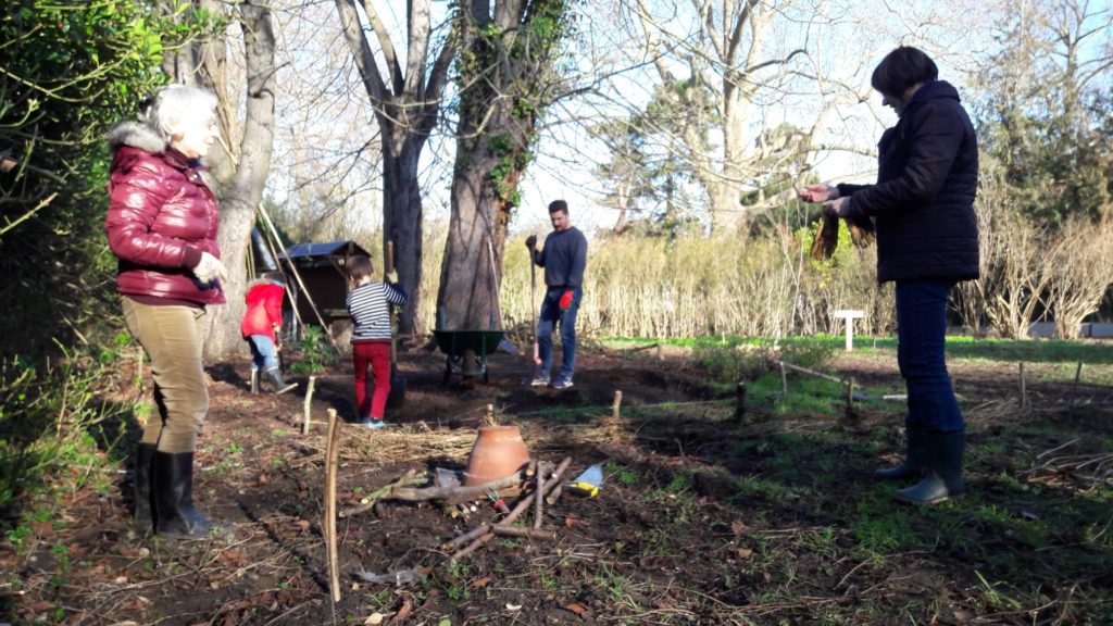 Le jardin ouvert malgré l'hiver - Semeurs du ponu