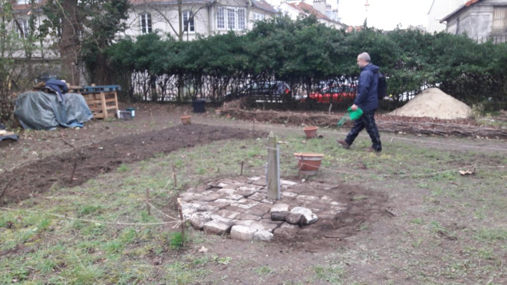 Les terrassiers des jardins de saint maurice - Les semeurs du pont