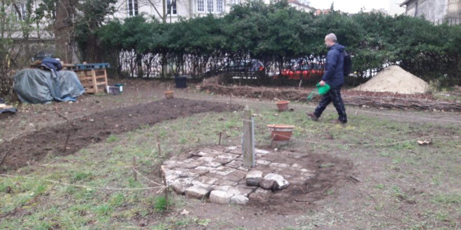 Les terrassiers des jardins de saint maurice - Les semeurs du pont